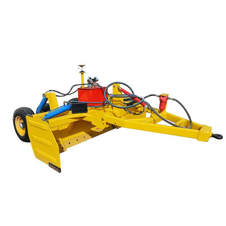 Nivelador de laser montado no trator